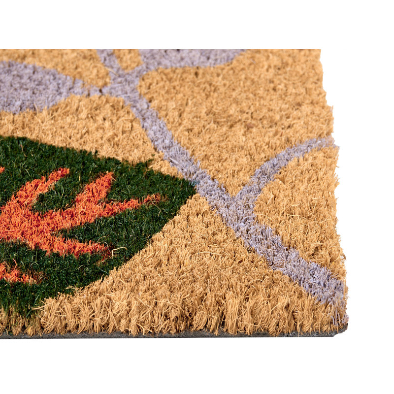 Non-Slip Floral Indoor / Outdoor Doormat