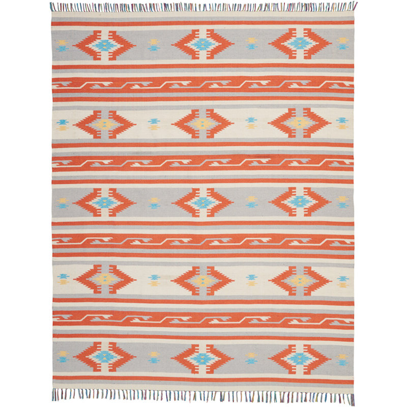 Clarkton Ikat Indoor Rug, Rectangle 8' x 10'