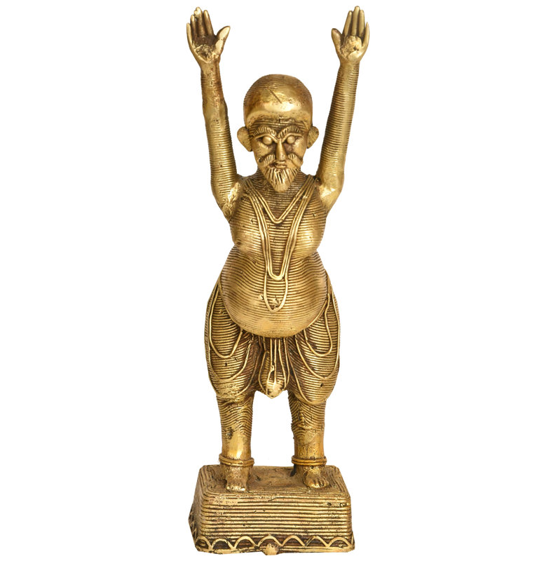 Statue homme tribal yoga