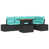 Coussin bleu / cadre noir est en rupture de stock