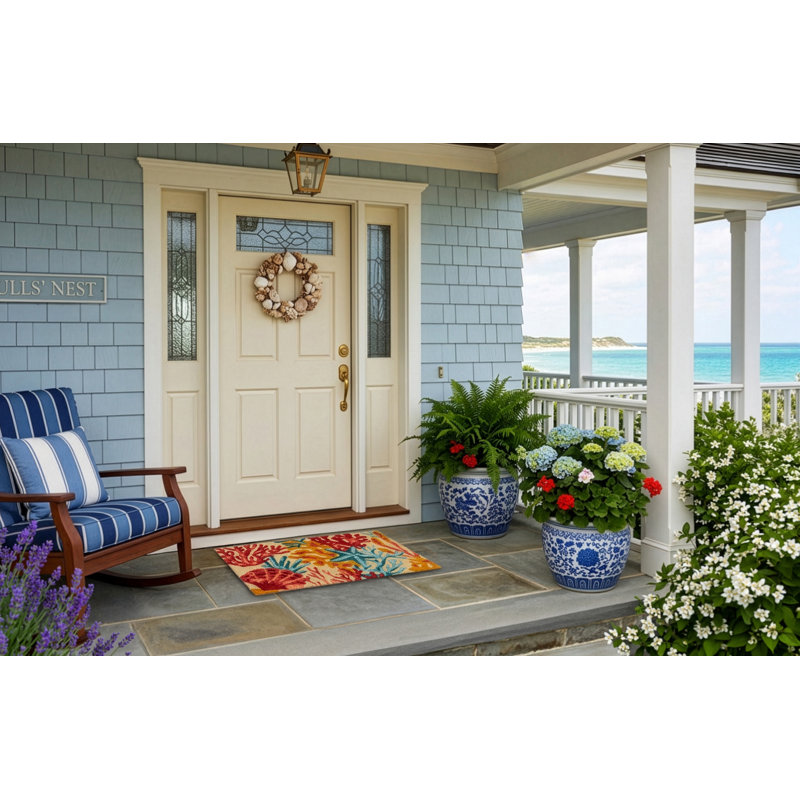 Coral Garden Outdoor Doormat