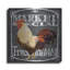 «Rooster On Chalkboard 4» par Art Licensing Studio, art mural en métal