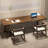 Walnut Rectangular Solid Wood desk-109518910