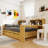 Multi-Functional Daybed With Two Storage Drawers And Study Desk-1483098141-1483098142