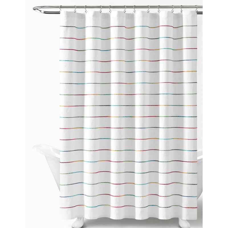 Rideau de douche Ombre, Arc-en-ciel, H 72 po x l 72 po