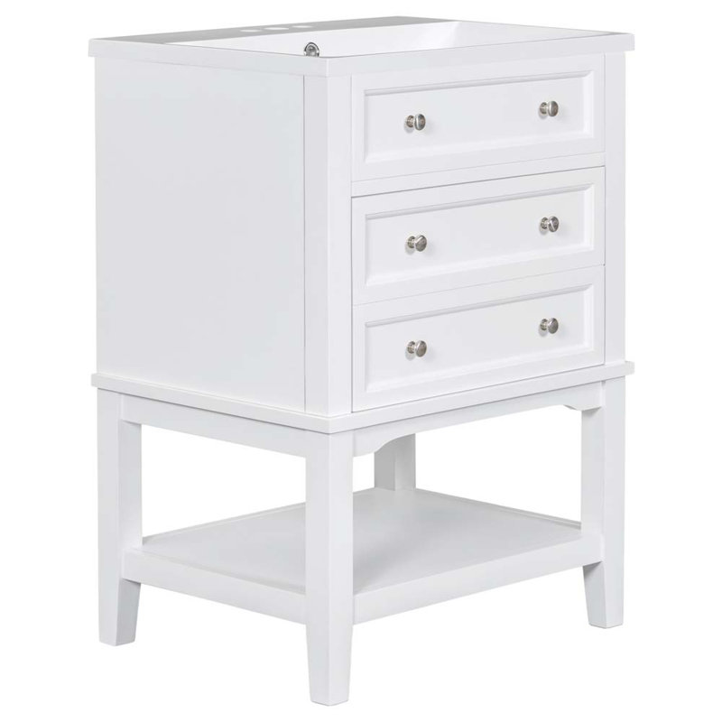 Meuble-lavabo 24 po avec lavabo et armoire de rangement