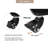 Height And Angle Adjustable Multi-Function Tempered Glass Metal Frame Floor With Lockable Wheels Mobile Tv Stand, Lcd/Plasma Tv Bracket  2 Tier Tempered Glass Shelves For Multiple Media Devices