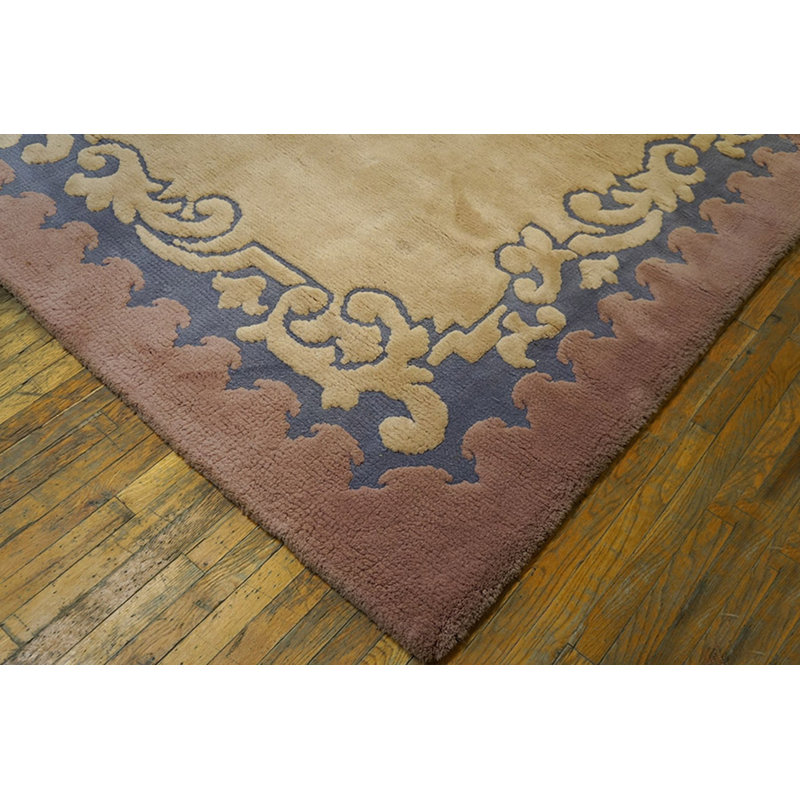 Tapis rétro rétro surdimensionné Art déco
