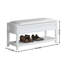 Banc avec rangement pour chaussures, espresso