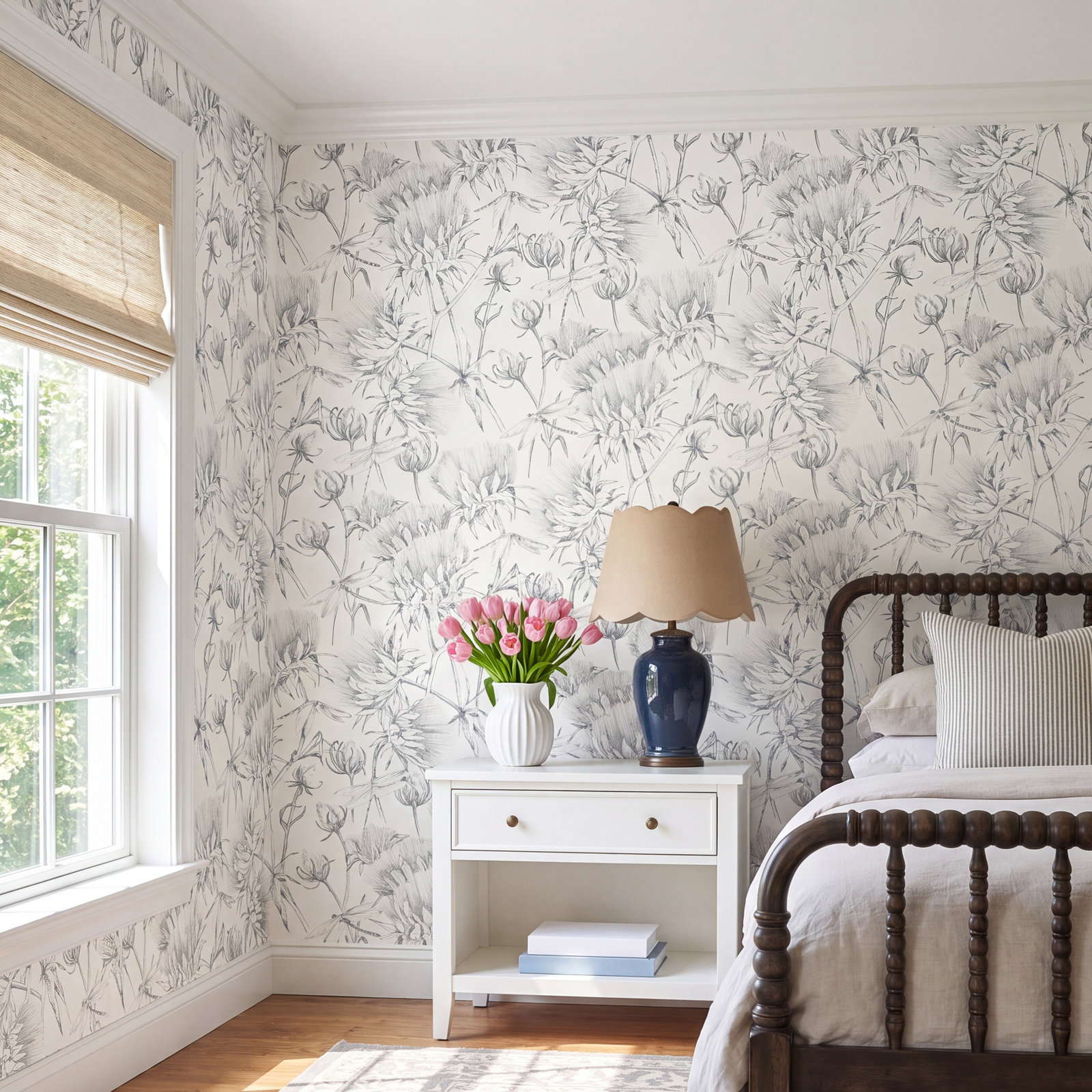 Animal Print Wallpaper, Gray