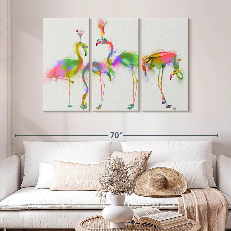 Brampt Rainbow Splash Cocktail Party, 32" H x 50" W