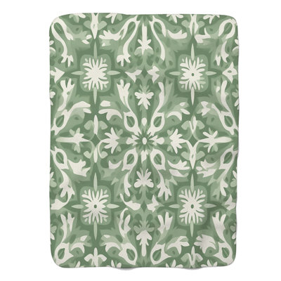 Motifs verts - couverture de qualité supérieure 1 pièce