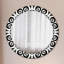 Huldar Glass Flat Wall Mirror