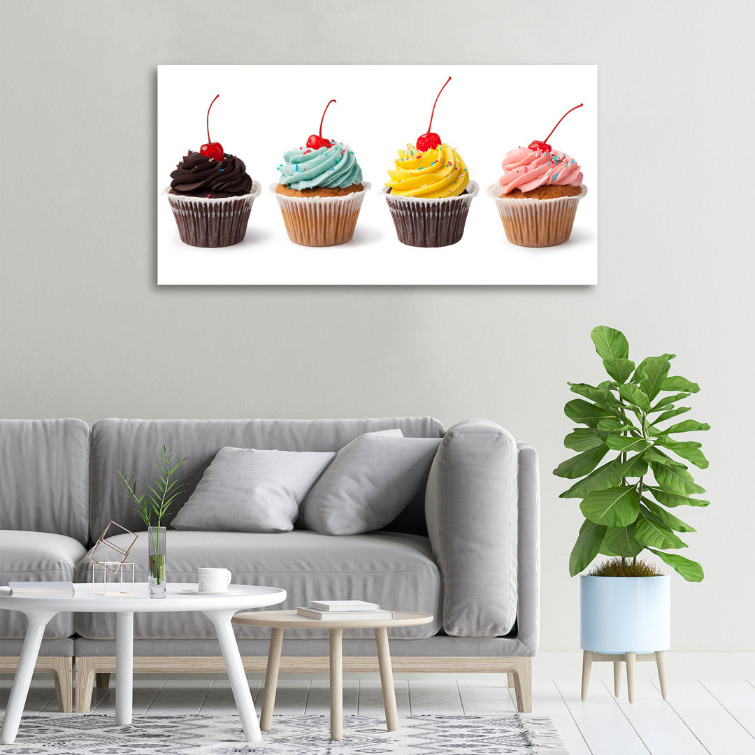 Cupcakes - Kunstdrucke auf Leinwand