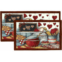  Matace Roll-Pack Wipeable Kitchen Rug Set [2 Piece] 60