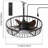 21.65" Industrial Caged Ceiling Fan With Light, Reversible Wood Blades, Dimmable Led & Remote Control, Low Profile Enclosed Fan Light For Bedroom Kitchen