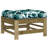  Garden Footstool Pine Impregnated Pine Wood Small Modular