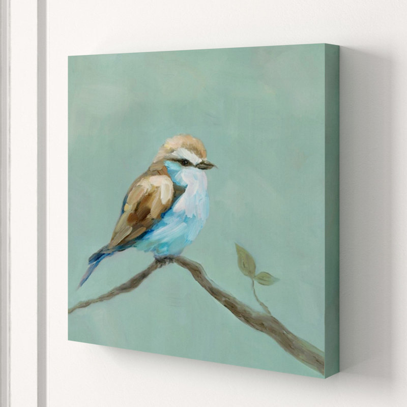 Baby Bird III Painting by Beverly Fuller, Brush Gel, 30" H x 30" W
