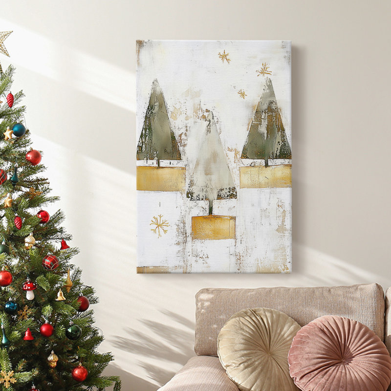 Art des Fêtes de Noël - Toile tendue avec châssis Dcccxxvii, H 60 po x l 40 po