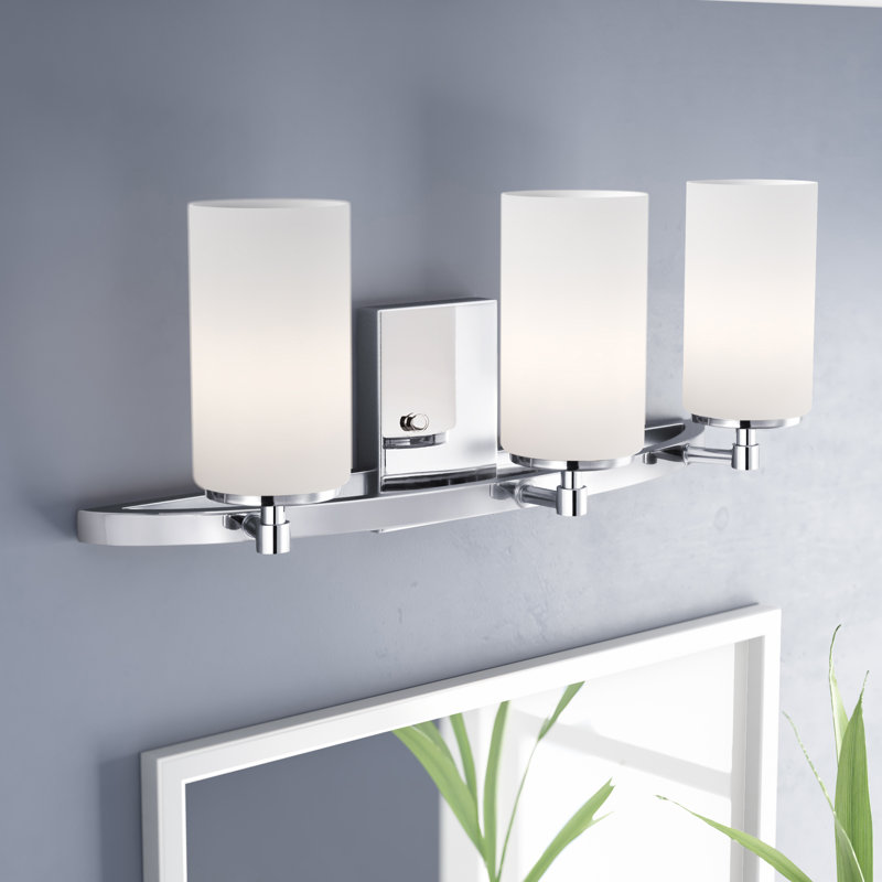Alturas Three Light Wall / Bath from Generation Lighting , Chrome, Yes