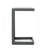 CAPE CORAL ALU C-Shaped Table-1892679031