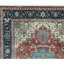 Hand-Knotted High-Quality Rust and Blue Area Rug