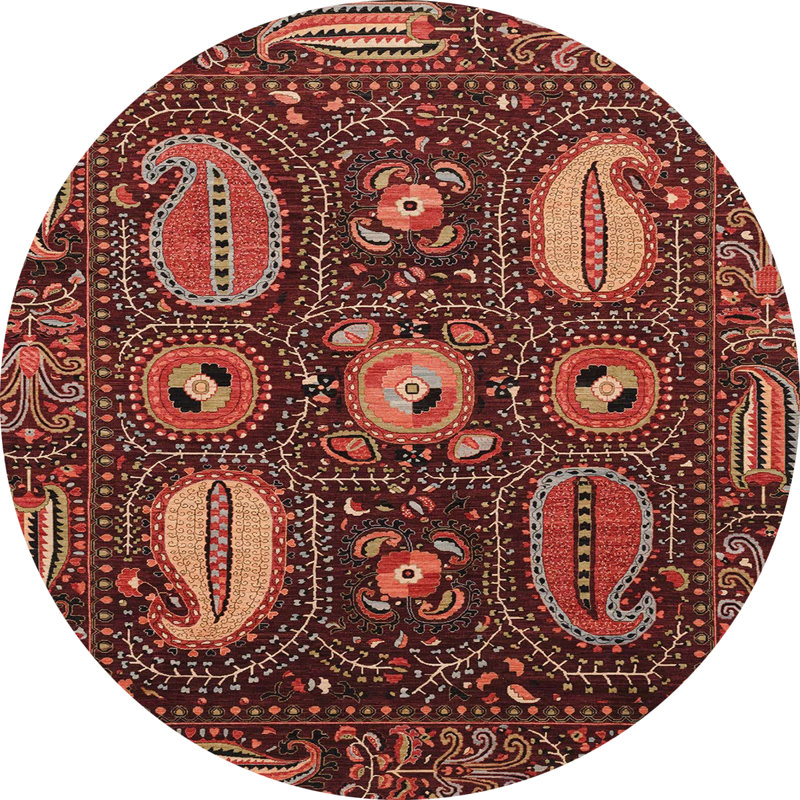 Tapis abstrait 4003, Rond 5 pi