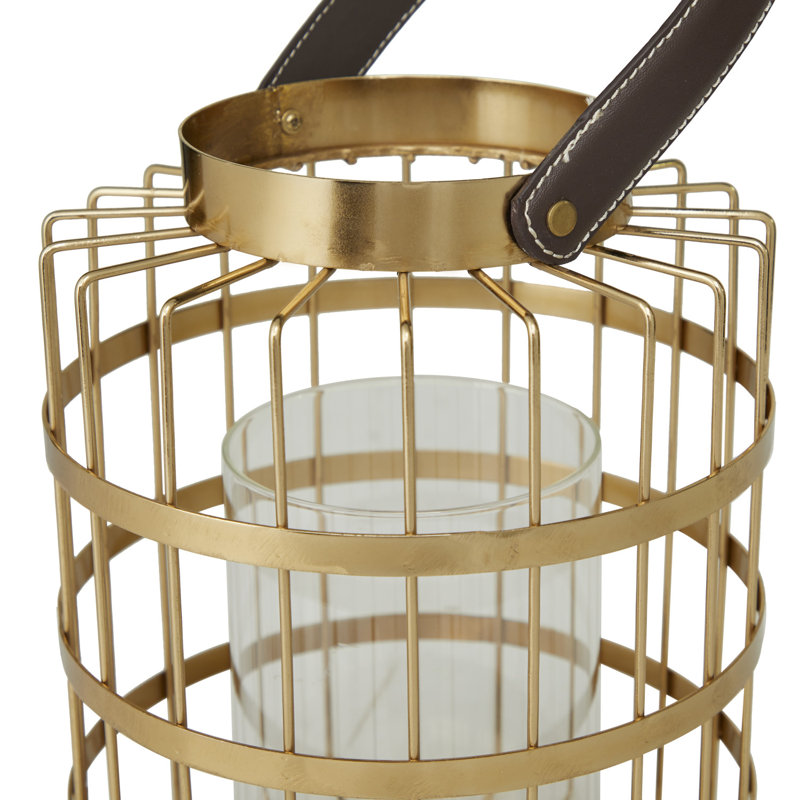 Lanterne de table en verre