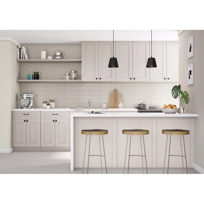 Trottoir Tide II 4 x 12, Gris