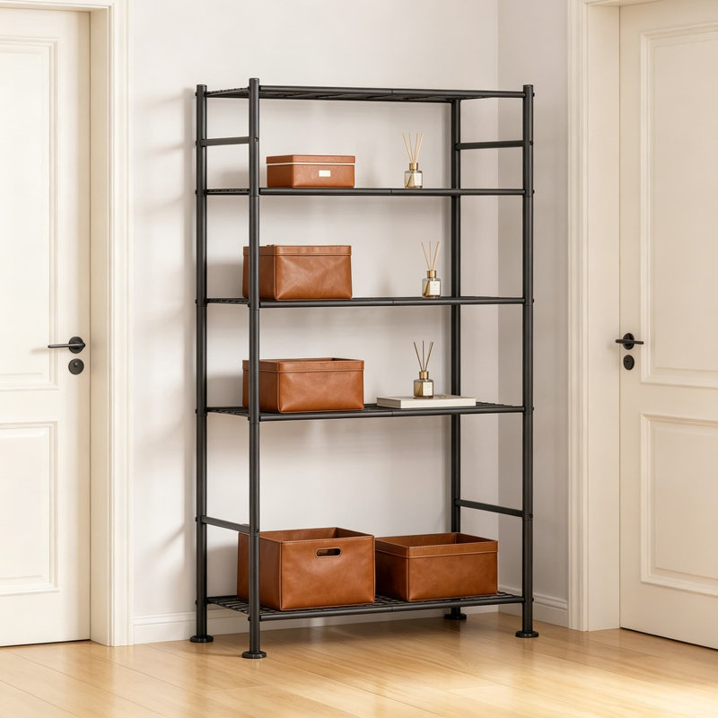 Étagère de rangement en métal à 5 niveaux