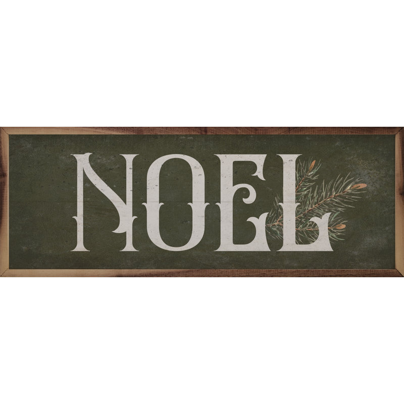 Vert Noël chic, H 8 po x l 24 po x P 1 po
