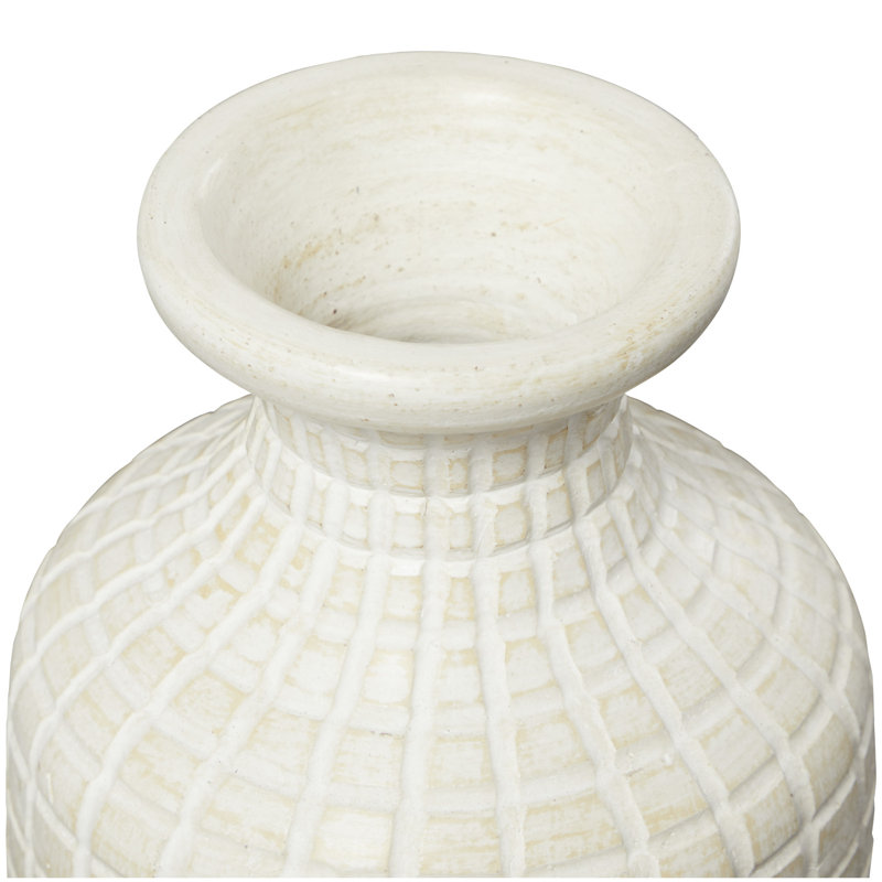 Almeria Terracotta Table Vase, 18.85" H x 8.85" W x 9" D
