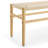 Indoor Bench with Paper Cord, Rubber Wood Legs