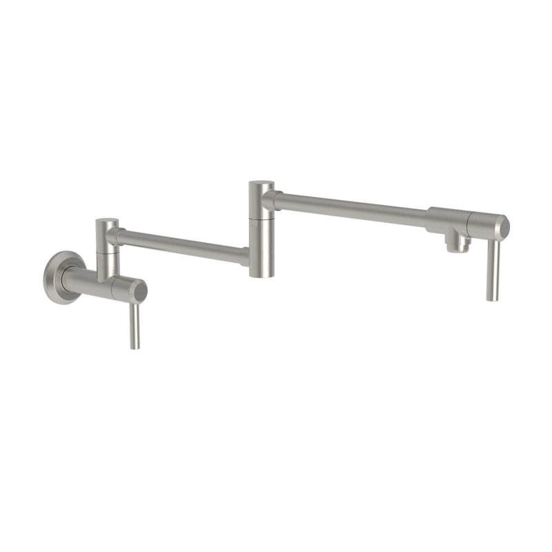 Jeter Wall Mount Pot Filler, Satin Nickel (PVD)