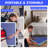Mid-Size Table Tennis Table Foldable & Portable Ping Pong Table Set for Indoor Games with Net