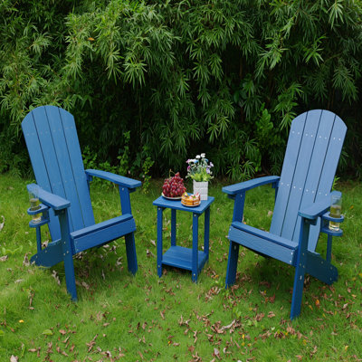 Ensemble de 2 chaises longues d'extérieur toutes saisons, parfaites pour les chaises de patio et les rassemblements de loisirs de jardin