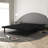 Bedroom Furniture King-Size Upholstered Platform Bed Base, Metal Bed Frame, Black-1611493594