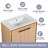 Hallgrimur 30.07'' Single Bathroom Vanity with Ceramic Top-909787656