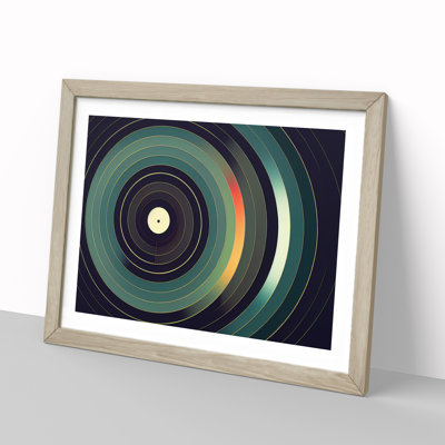 Dynamic Vinyl Record - Single Picture Frame Print