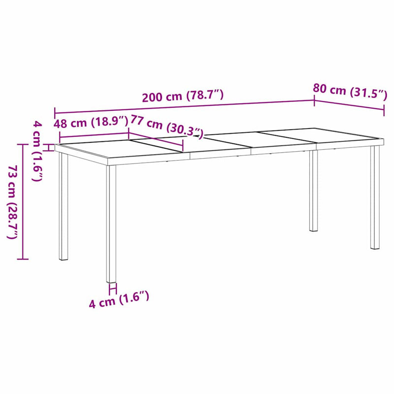 Emiya 8 - Person Patio Dining Set with Rectangular Table, Grey