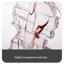 Transparent, blanc, noir, forme libre, verre, acier, objet décoratif-1998155032-1998155035