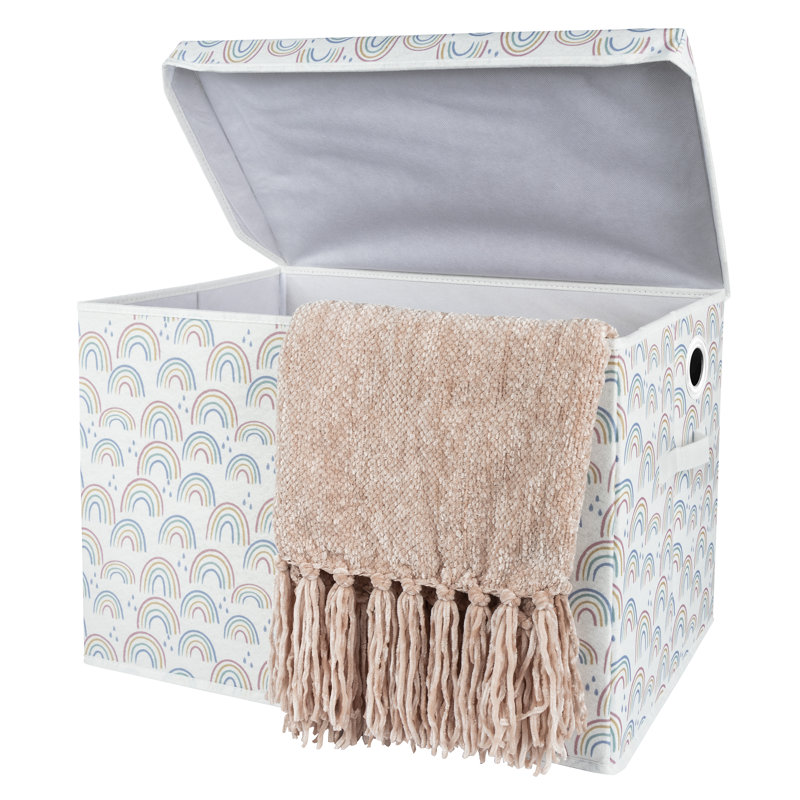 Sammy & Lou Rainbow Print Felt Toy Storage Chest