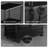 26.4'' W Cart Mobile Printer Stand with Shelves