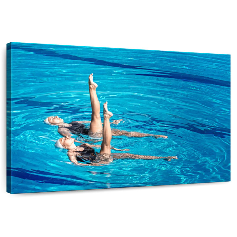 Sireci Synchronized Swimmers, 16" H x 24" W