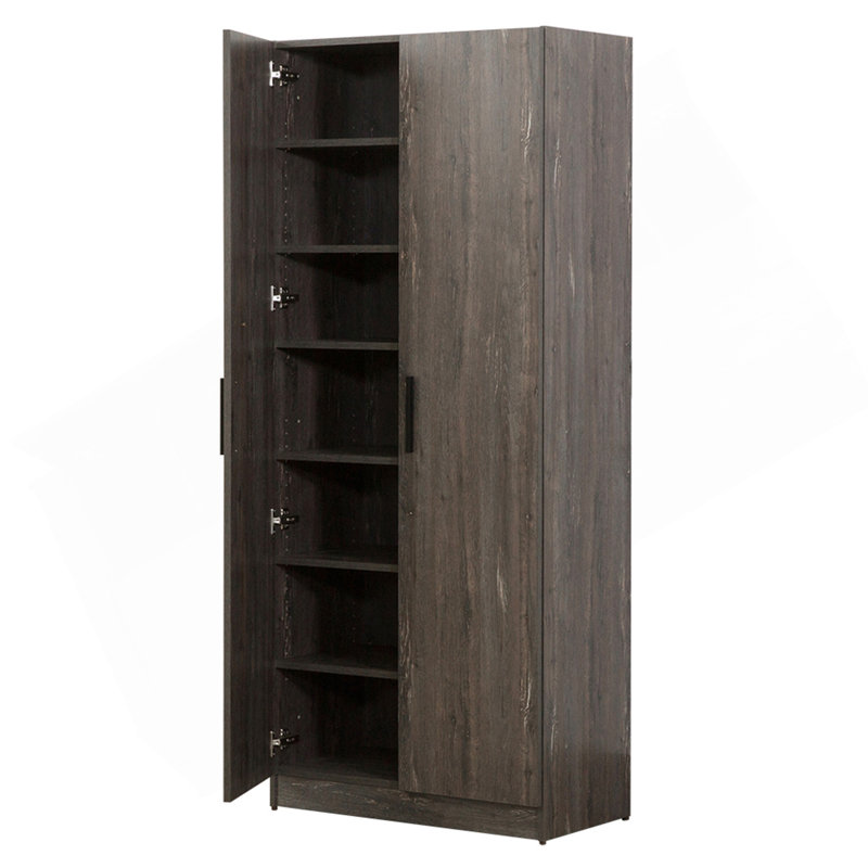 Armoire à chaussures Mia Farmhouse, Gris