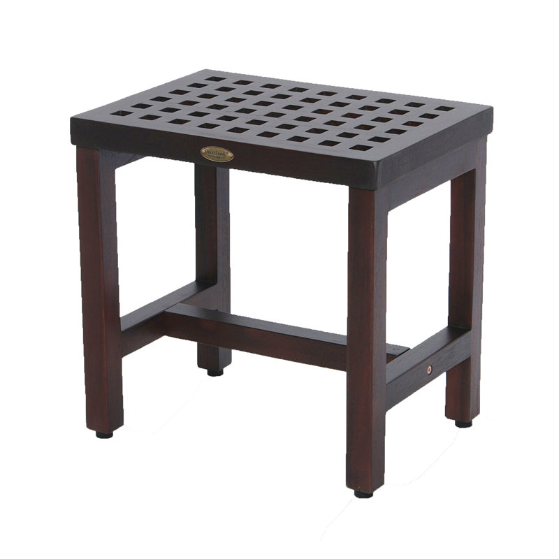 DecoTeak Espalier 18" W Teak Shower Bench