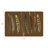 Pheasant Feathers Brown Rectangle Tabletop Set-137529897