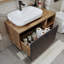Rosaliyah Bathroom Vanity Unit with Ceramic Washbasin 95cm-257464425
