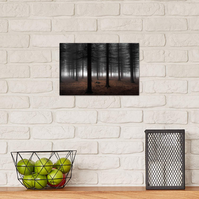 " Silence " by Dragisa Petrovic, Wrapped Canvas, 8" H x 12" W x 0.75" D