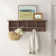 Alezzi Industrial 48 in. Solid Wood & Metal Coat-Rack With 6 Strong Coat Hooks and 4 Cubbies- 10 in. w x 7 in. d x 6 3/4 in. h - Tool Organization and Garage Storage